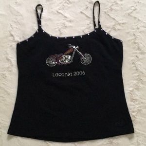 Thank Top w/motorcycle design